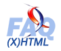 FAQ (X)HTML/CSS