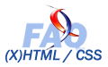 FAQ (X)HTML/CSS